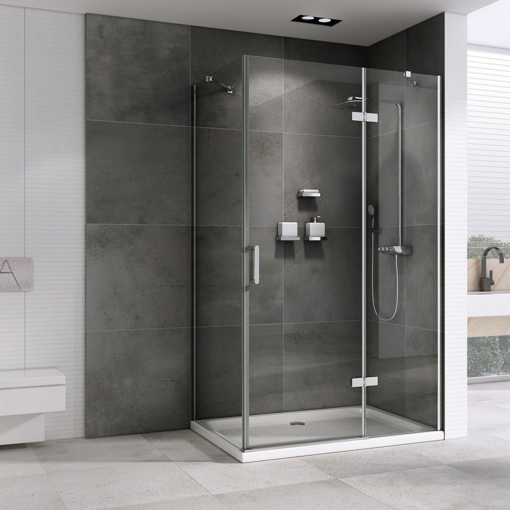 Душевое ограждение Abber двухстенное Zart AG08110-S101, 1100х1000х1950 мм купить,NaN