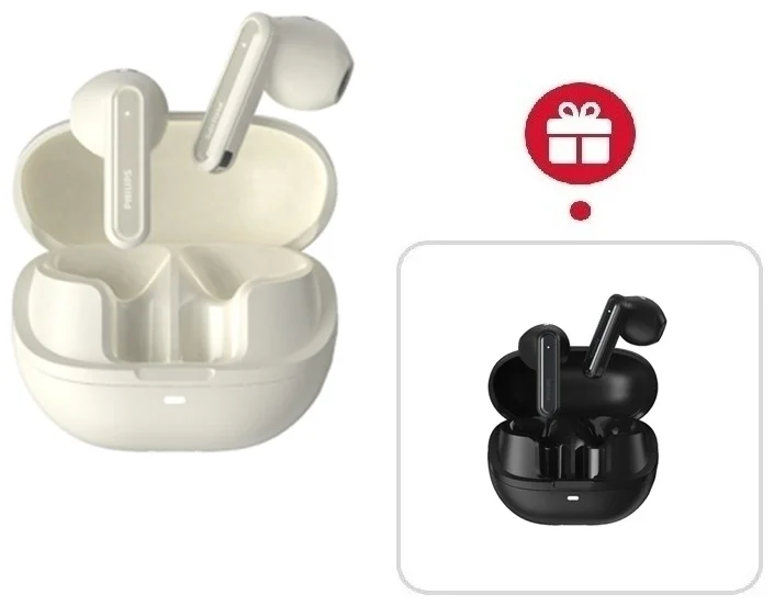 Наушники Philips TAT2220 белый + подарок