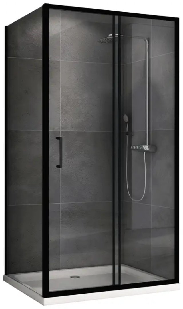 Душевое ограждение Abber трехстенное AG30130B5-S60B5 , 1300х1900 мм купить,NaN