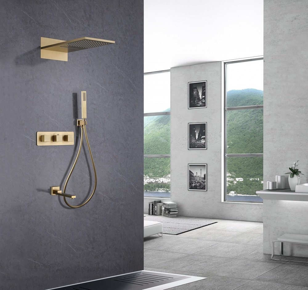 Abber душевой набор (гарнитур) Daheim AF8253G - ForteMarket Abber душевой набор (гарнитур) Daheim AF8253G купить,0