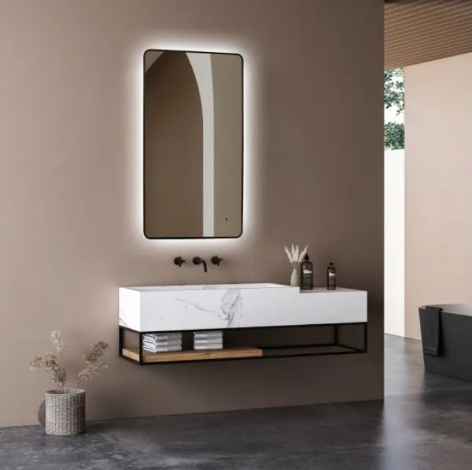 Зеркало настенное Abber 60x100 см - ForteMarket Зеркало настенное Abber 60x100 см купить,0