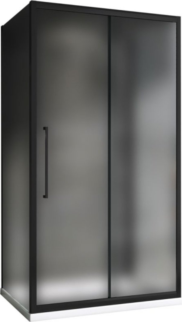 Душевое ограждение Abber трехстенное AG30130BMH-S80BM-S80BM, 800х1950 мм