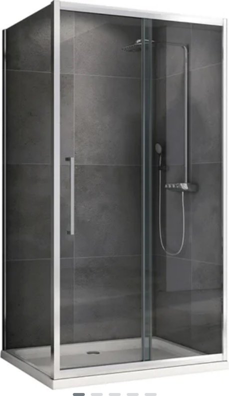Душевое ограждение Abber трехстенное AG30130H-S50-S50, 1300х1950 мм купить,NaN