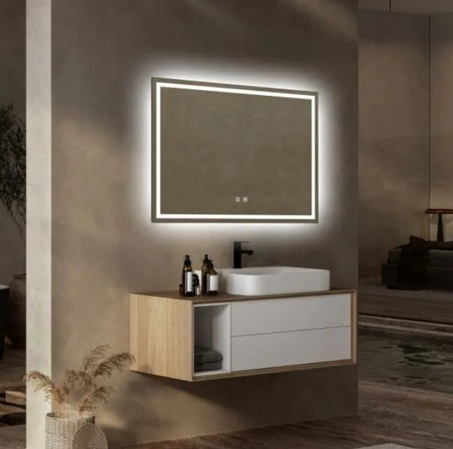 Зеркало настенное Abber See AG6104SP 80x60см купить,NaN