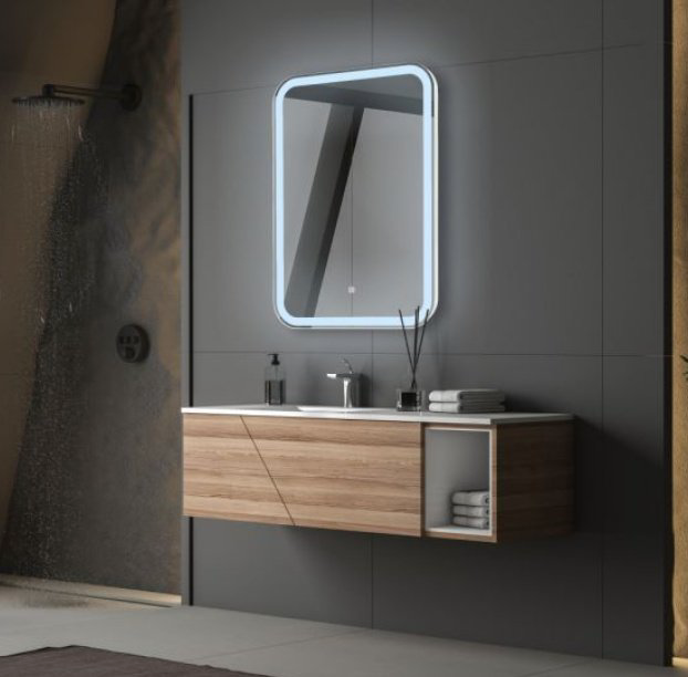 Зеркало настенное Abber See AG6106S 55x80см купить,168500
