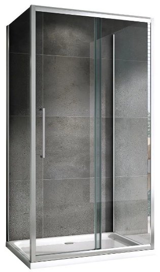Душевое ограждение Abber трехстенное AG30130H-S70-S70, 700х1950 мм