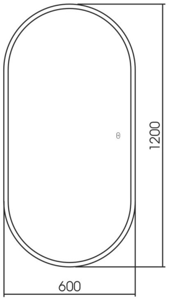 Зеркало настенное Abber 60x120 см - ForteMarket Зеркало настенное Abber 60x120 см купить,0