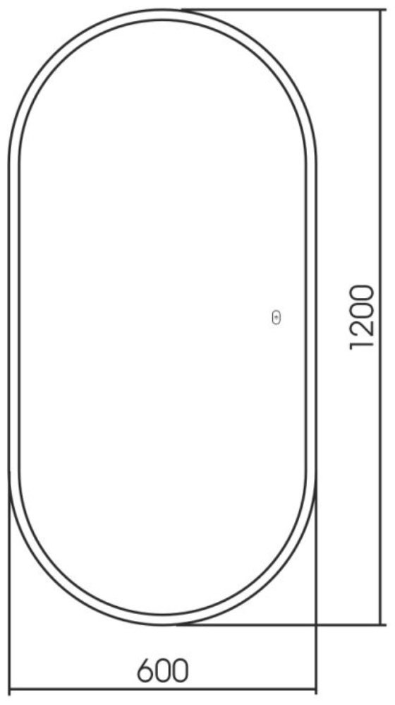 Зеркало настенное Abber 60x120 см купить,NaN