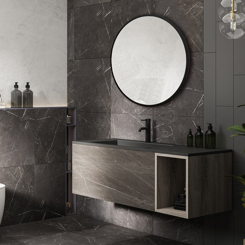 Зеркало настенное Abber Mond AG6201B 77x77см купить,NaN