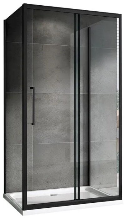 Душевое ограждение Abber трехстенное AG30140BH-S60B-S60B, 600х1950 мм купить,NaN