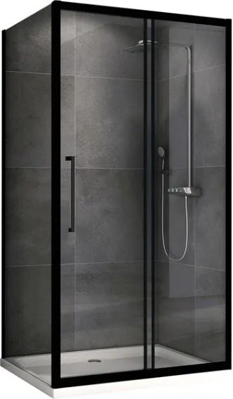Душевое ограждение Abber двухстенное AG30160BH-S90B, 900х1950 мм