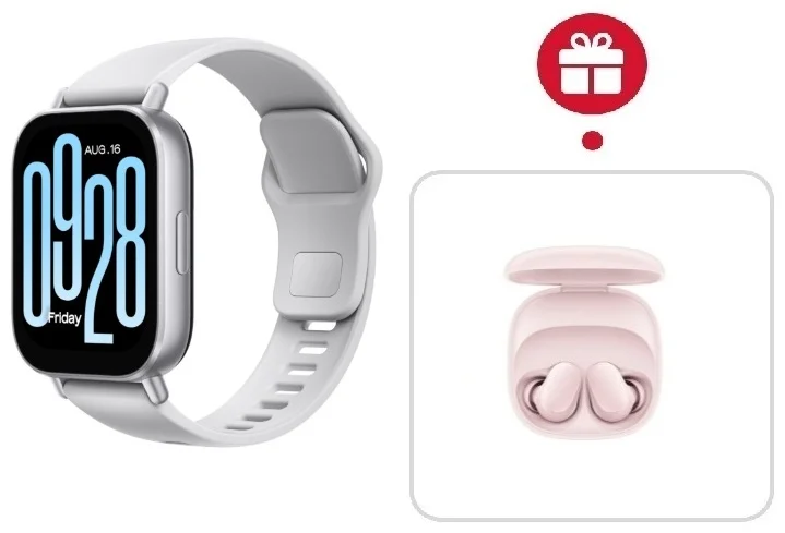 Смарт-часы Redmi Watch 5 Active 51мм серебристый-серый + подарок купить,NaN