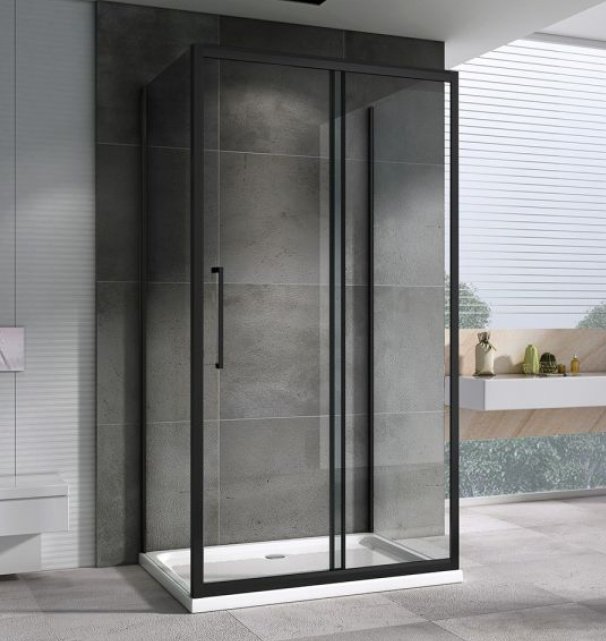 Душевое ограждение Abber трехстенное AG30140BH-S70B-S70B, 700х1950 мм - ForteMarket Душевое ограждение Abber трехстенное AG30140BH-S70B-S70B, 700х1950 мм купить,0