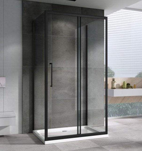 Душевое ограждение Abber трехстенное AG30140BH-S70B-S70B, 700х1950 мм купить,NaN