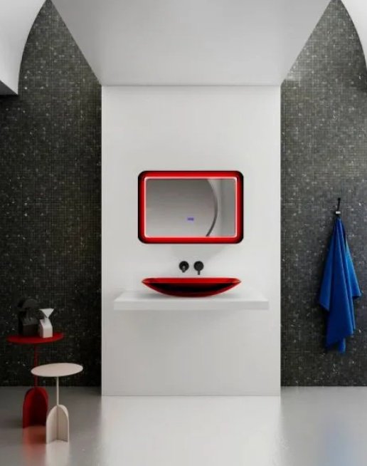 Зеркало настенное Abber 55x80 см купить,0