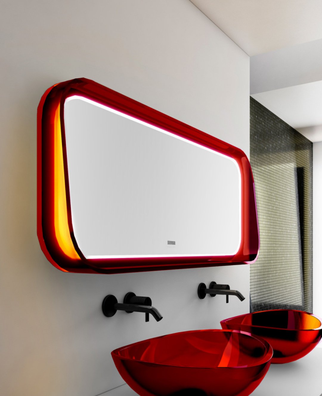Зеркало настенное Abber 50x120 см купить,0
