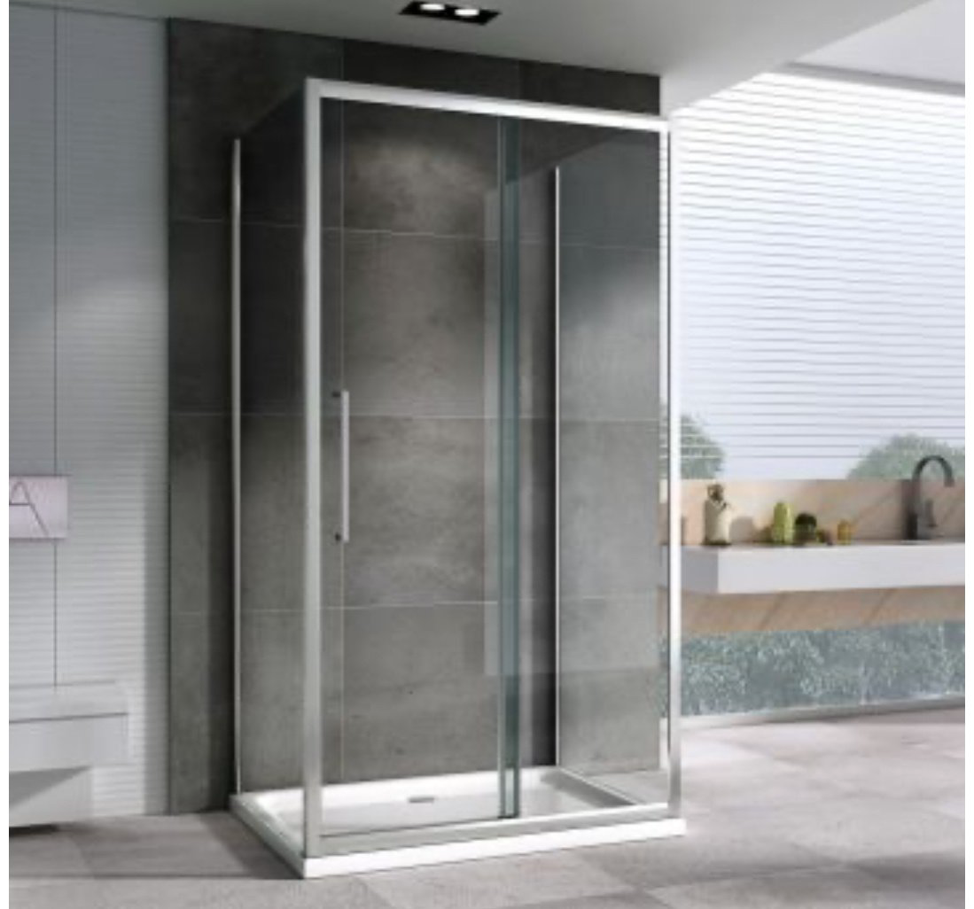 Душевое ограждение Abber трехстенное AG30140H-S50-S50, 1400х1950 мм купить,NaN