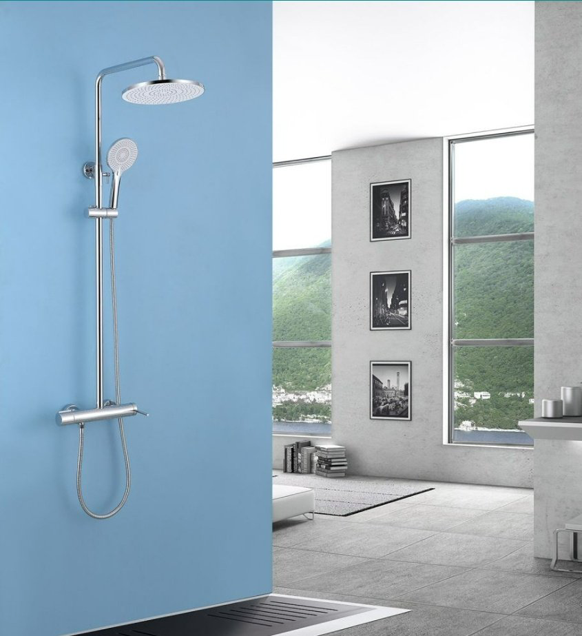 Душевая стойка Abber Emotion AF8816 хром купить,NaN