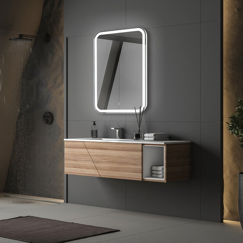 Зеркало настенное Abber See AG6105S 55x80см купить,139400