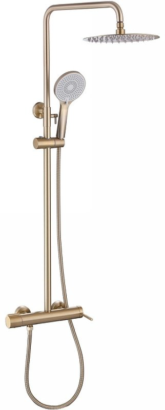 Душевая стойка Abber Emotion AF8816GL золото