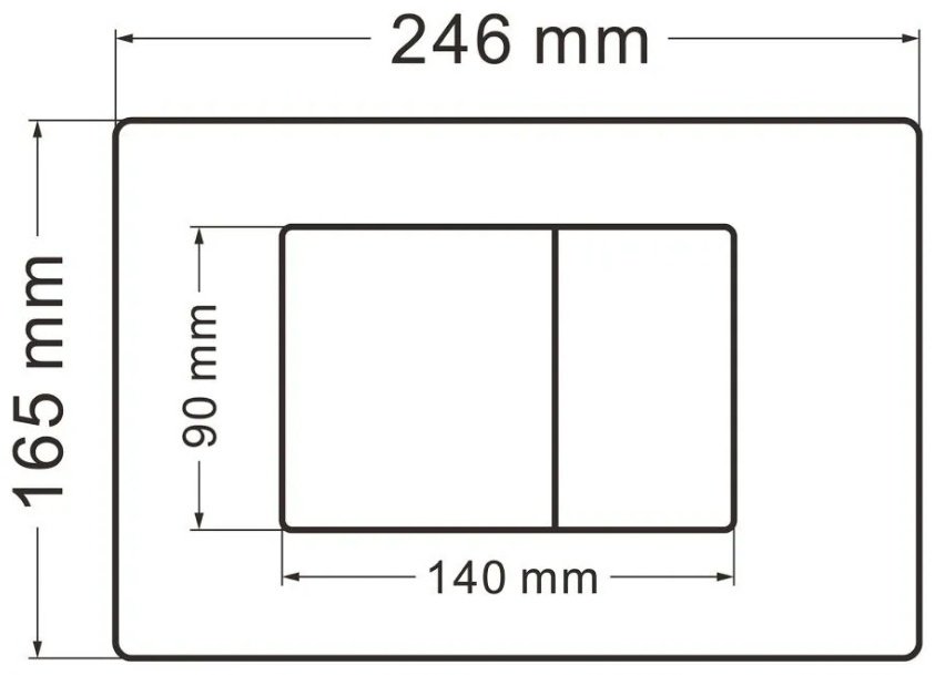 Abber кнопка смыва AC0120MB купить,0