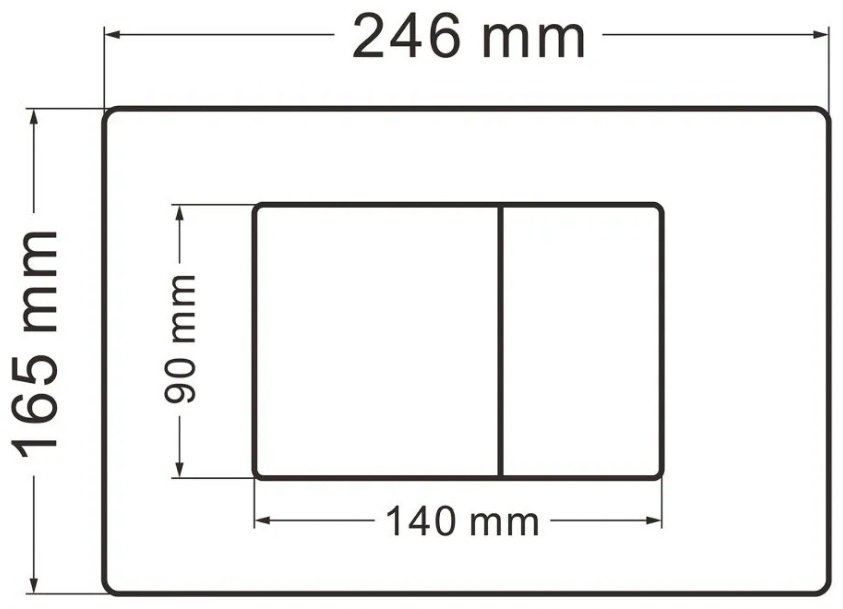 Abber кнопка смыва AC0120MB купить,54500