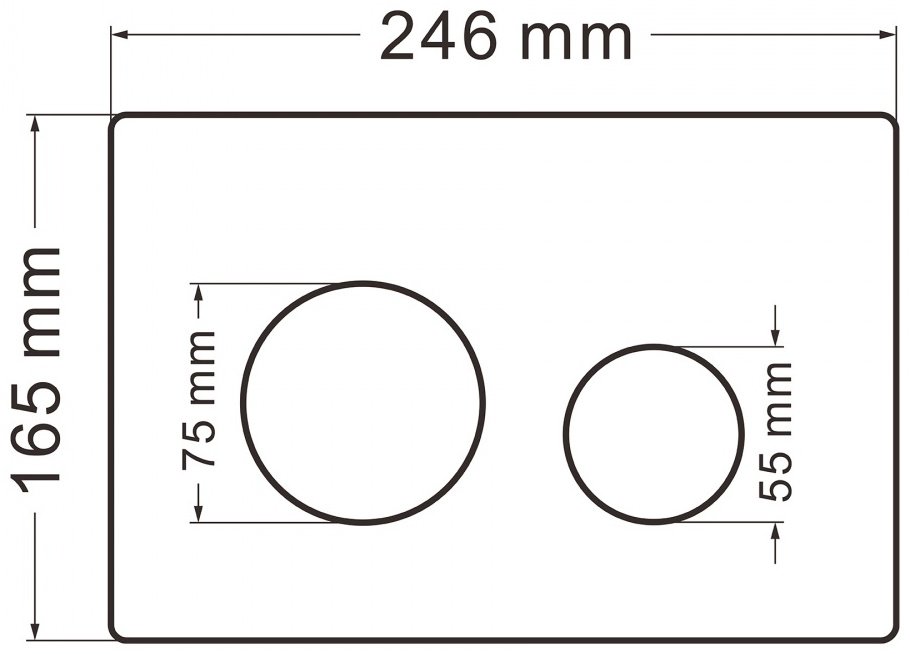Abber кнопка смыва AC0121MB - ForteMarket Abber кнопка смыва AC0121MB купить,0