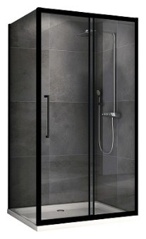 Душевое ограждение Abber двухстенное AG30170BH-S50B, 500х1950 мм купить,NaN