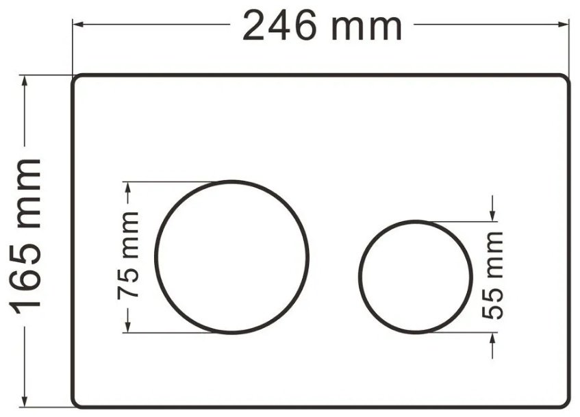 Abber кнопка смыва AC0121NG купить,0