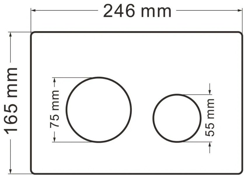 Abber кнопка смыва AC0121NG купить,50900