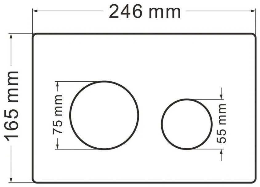 Abber кнопка смыва AC0121RG купить,50900