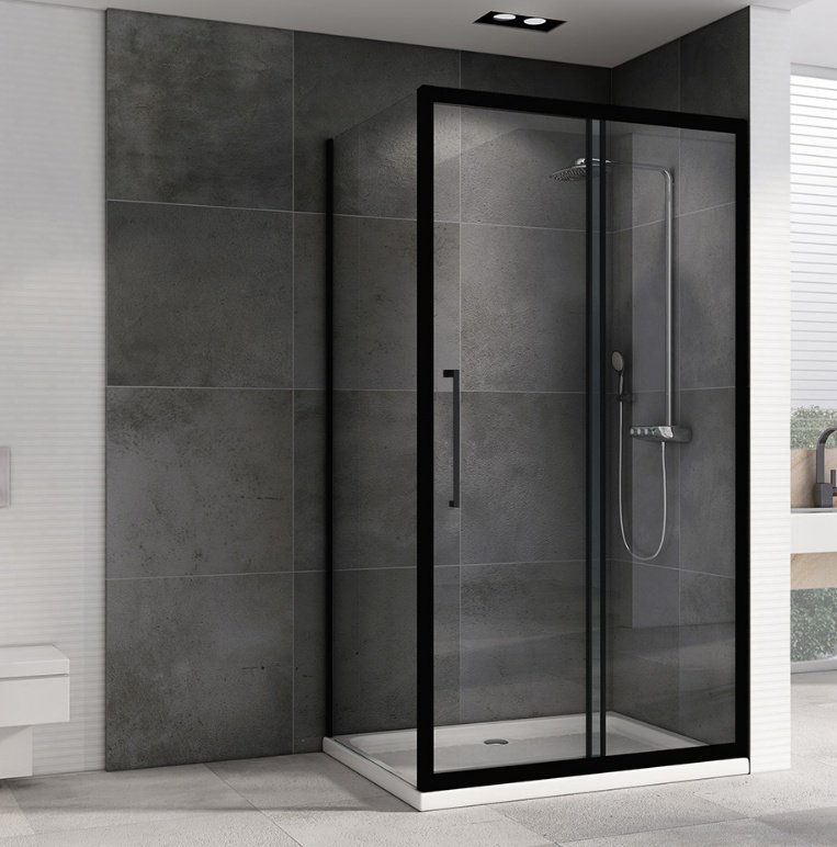 Душевое ограждение Abber двухстенное AG30170BH-S60B, 600х1950 мм купить,0