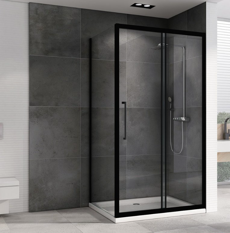 Душевое ограждение Abber двухстенное AG30170BH-S60B, 600х1950 мм купить,NaN