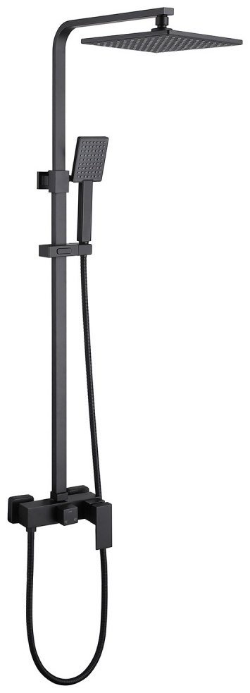 Душевая стойка Abber Daheim AF8220B черная купить,NaN