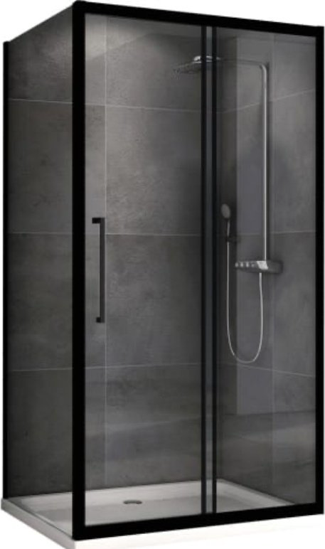 Душевое ограждение Abber трехстенное AG30150BH-S60B, 1500х1950 мм купить,NaN