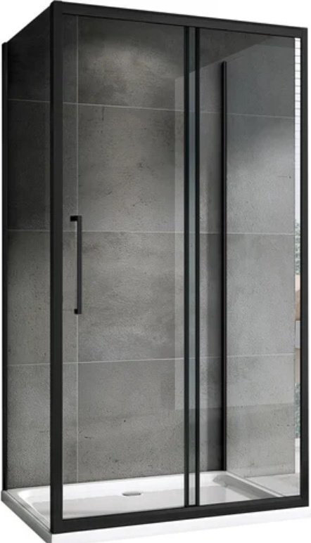 Душевое ограждение Abber трехстенное AG30150BH-S60B-S60B, 1500х1950 мм купить,NaN
