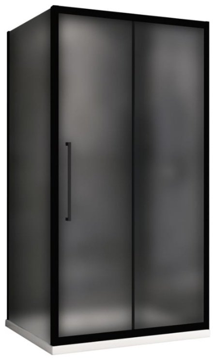 Душевое ограждение Abber трехстенное AG30150BMH-S80BM, 1500х1950 мм купить,NaN