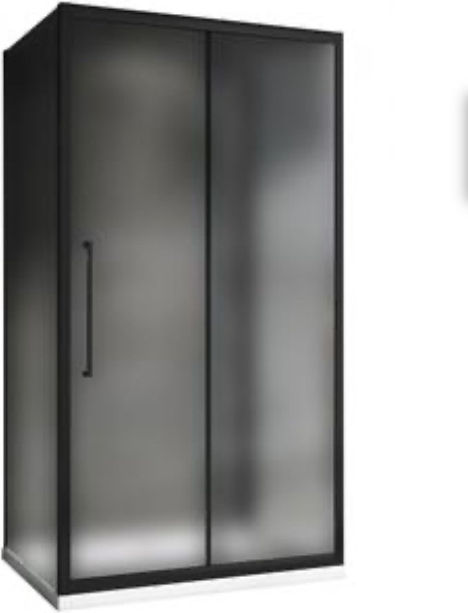 Душевое ограждение Abber трехстенное AG30150BMH-S80BM-S80BM, 1500х1950 мм