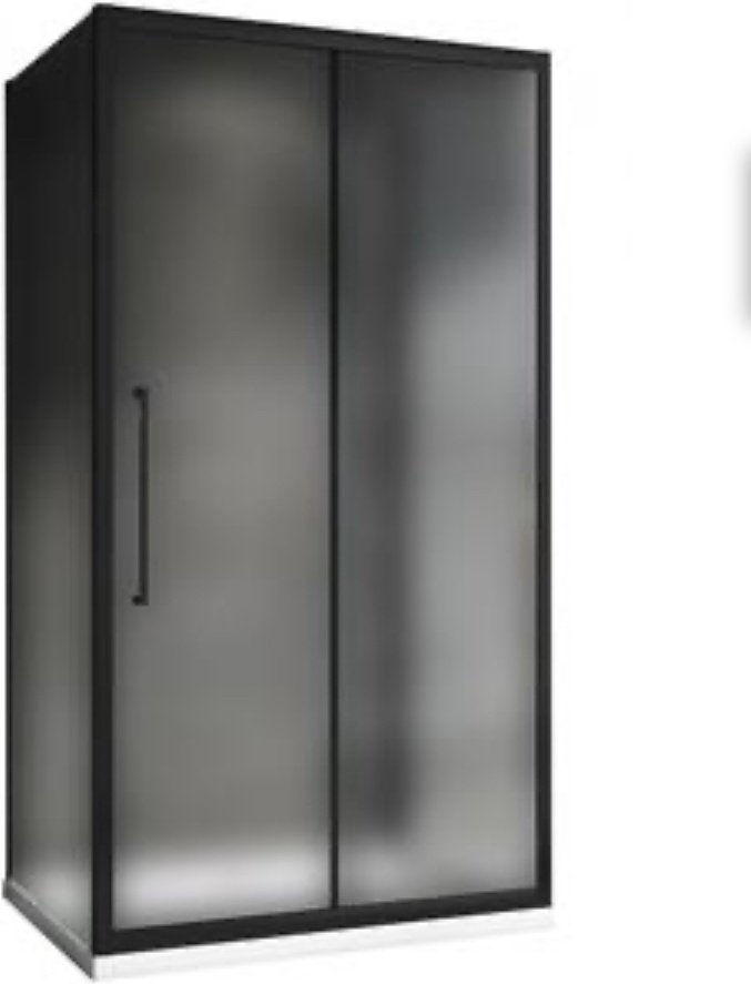 Душевое ограждение Abber трехстенное AG30150BMH-S80BM-S80BM, 1500х1950 мм купить,NaN