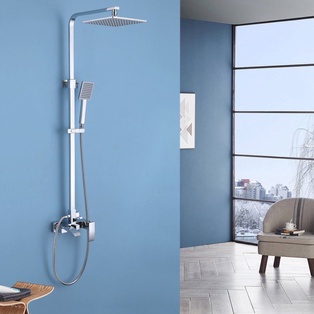 Душевая стойка Abber Wasserfall AF8616 хром купить,NaN