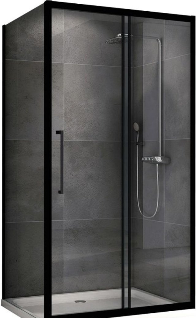 Душевое ограждение Abber двухстенное AG30170BH-S90B, 900х1950 мм