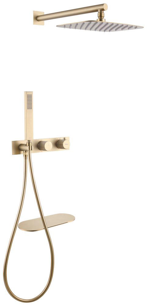 Душевая система Abber Rund AF8750G золотой