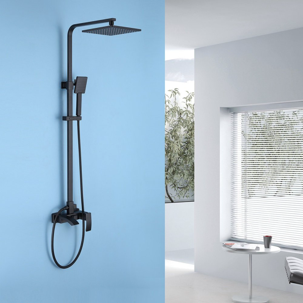 Душевая стойка Abber Wasserfall AF8616B графит купить,NaN