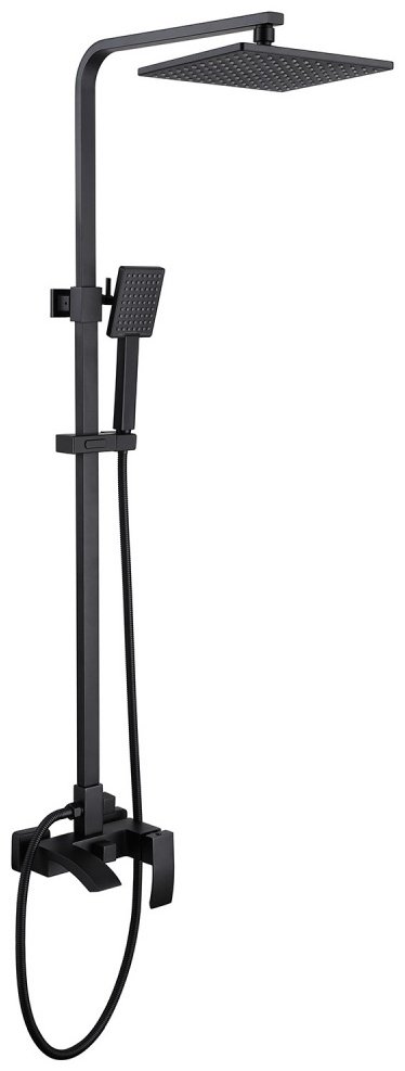 Душевая стойка Abber Wasserfall AF8616B графит купить,NaN