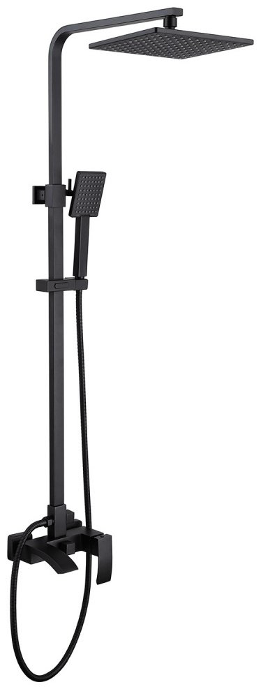 Душевая стойка Abber Wasserfall AF8616B графит купить,NaN