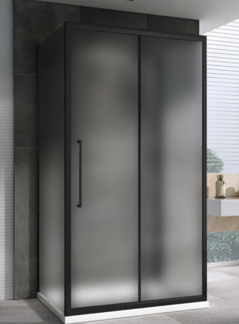Душевое ограждение Abber трехстенное AG30150BMH-S80BM-S80BM, 1500х1950 мм купить,NaN
