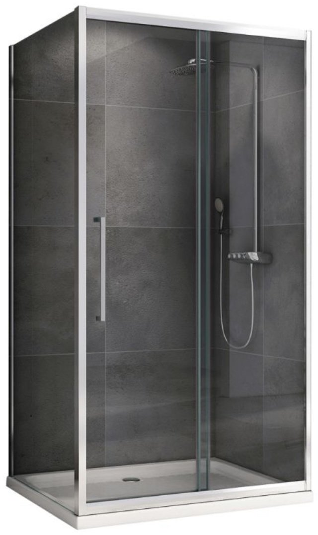 Душевое ограждение Abber двухстенное AG30170H-S100, 1000х1950 мм купить,NaN