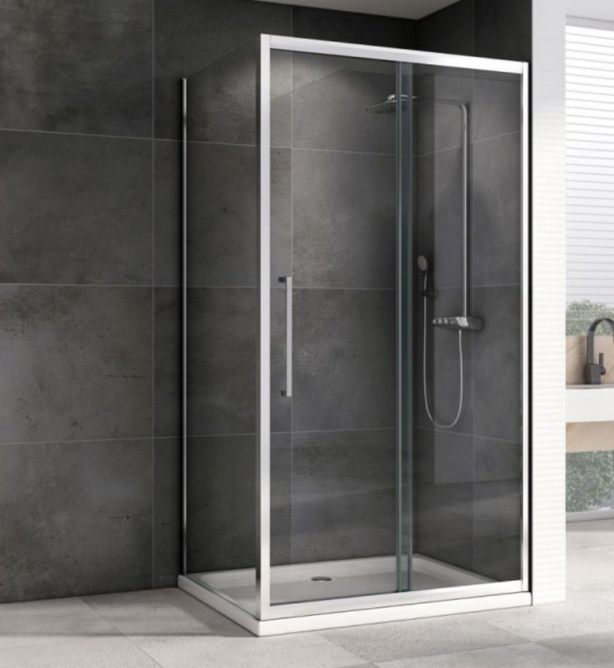 Душевое ограждение Abber двухстенное AG30170H-S100, 1000х1950 мм купить,NaN