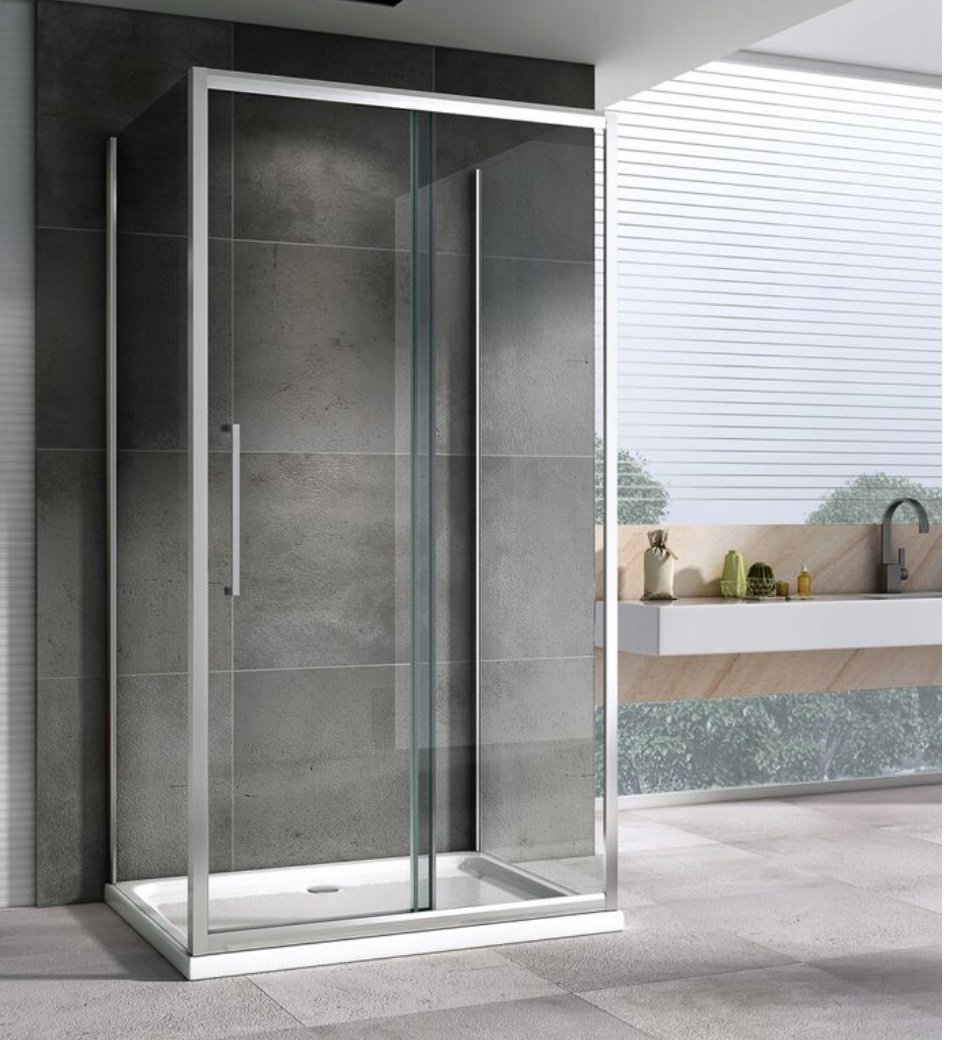Душевое ограждение Abber трехстенное AG30150H-S60-S60, 600х1950 мм купить,NaN