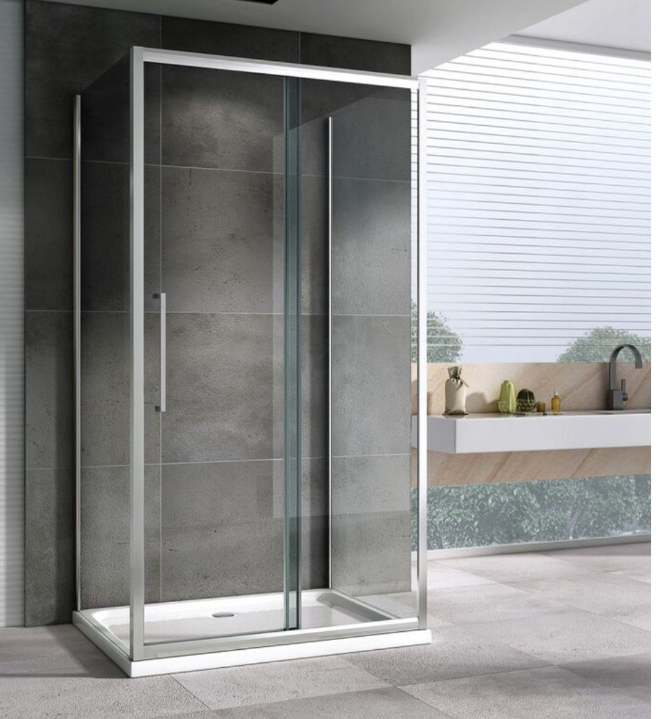 Душевое ограждение Abber трехстенное AG30150H-S60-S60, 600х1950 мм купить,NaN